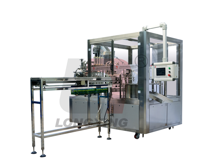 龍應(yīng)全自動(dòng)給袋式灌裝封口機(jī) 龍應(yīng)全自動(dòng)給袋式灌裝封口機(jī)