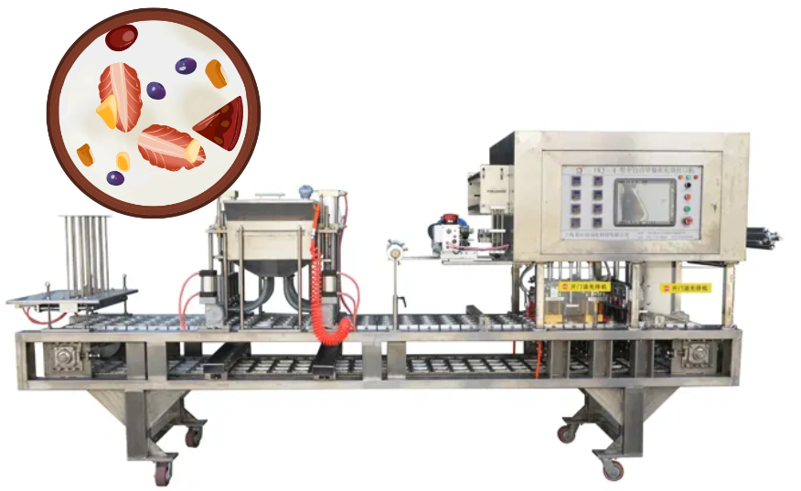 龍應(yīng)谷物酸奶全自動(dòng)灌裝封口機(jī) 龍應(yīng)谷物酸奶全自動(dòng)灌裝封口機(jī)