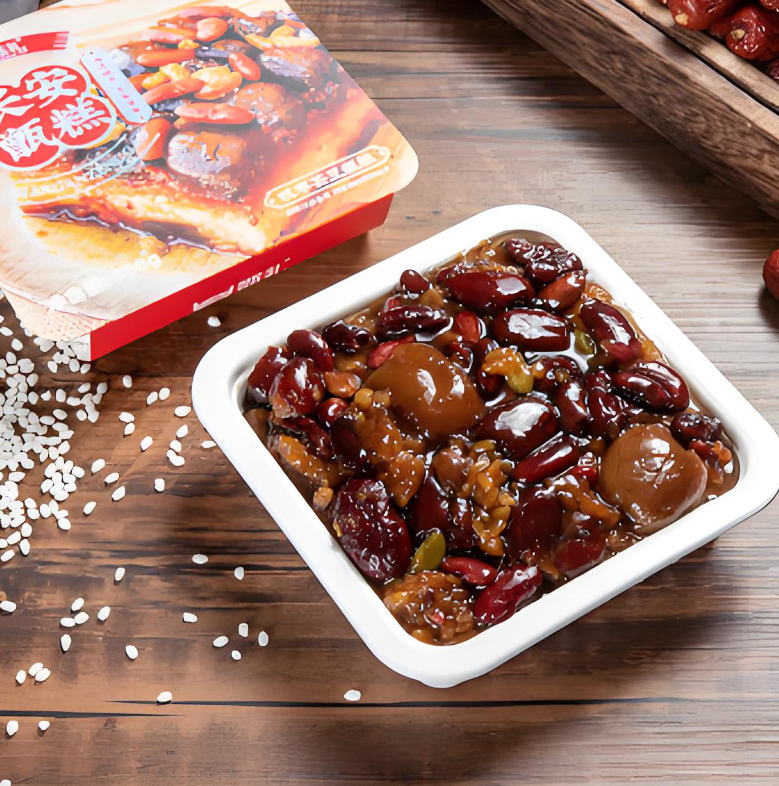 龍應(yīng)陜西小吃甑糕全自動(dòng)灌裝封口機(jī)